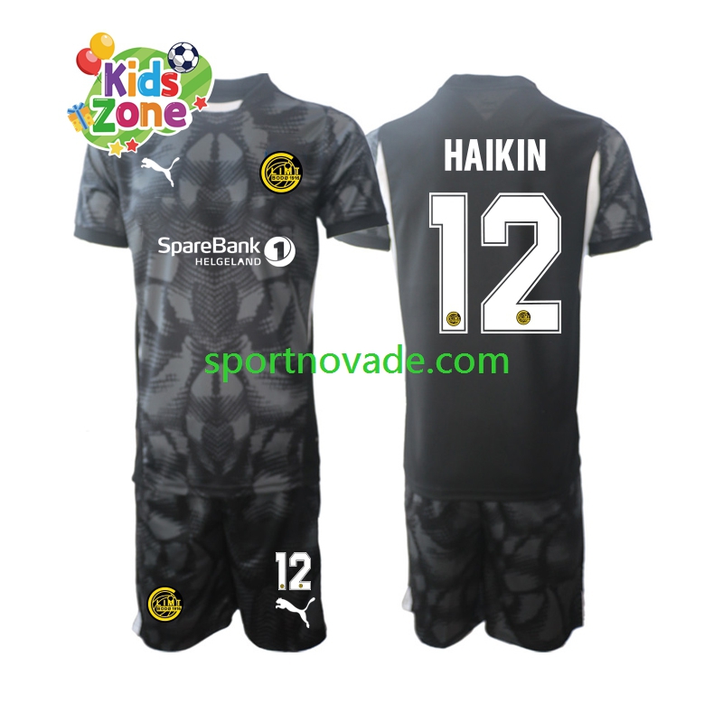 FK Bodø/Glimt Torwart Nikita Haikin 12 Heim Trikot Kinder Kurzarm 2025