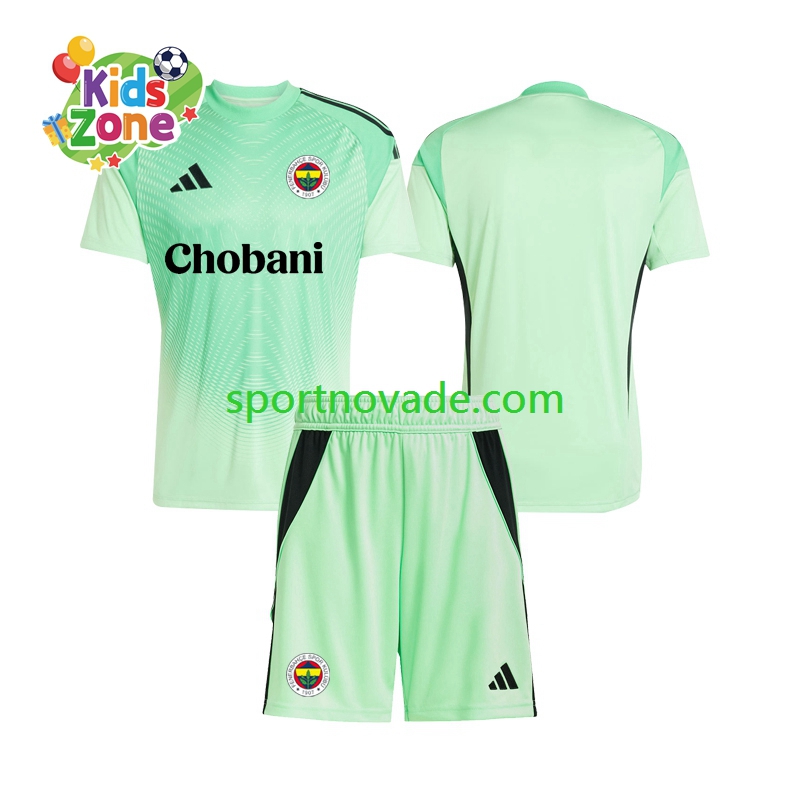 Torwart Fenerbahce Auswärts Trikot Kinder Kurzarm 2025-2026