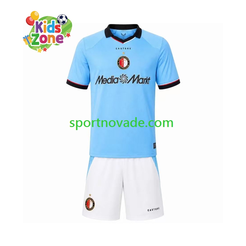 Feyenoord Rotterdam Auswärts Trikot Kinder Kurzarm 2026-2027