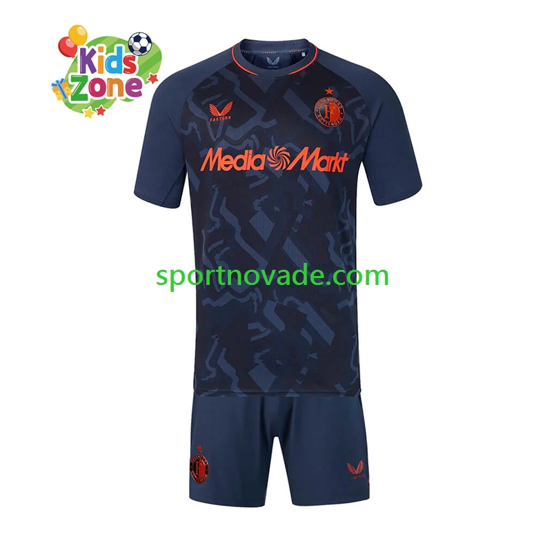 Feyenoord Rotterdam Dritt Trikot Kinder Kurzarm 2026-2027
