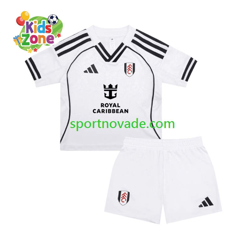 Fulham Heim Trikot Kinder Kurzarm 2025-2026