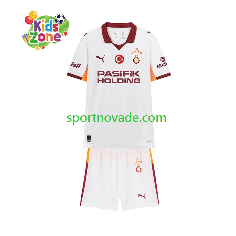 Galatasaray Auswärts Trikot Kinder Kurzarm 2025-2026