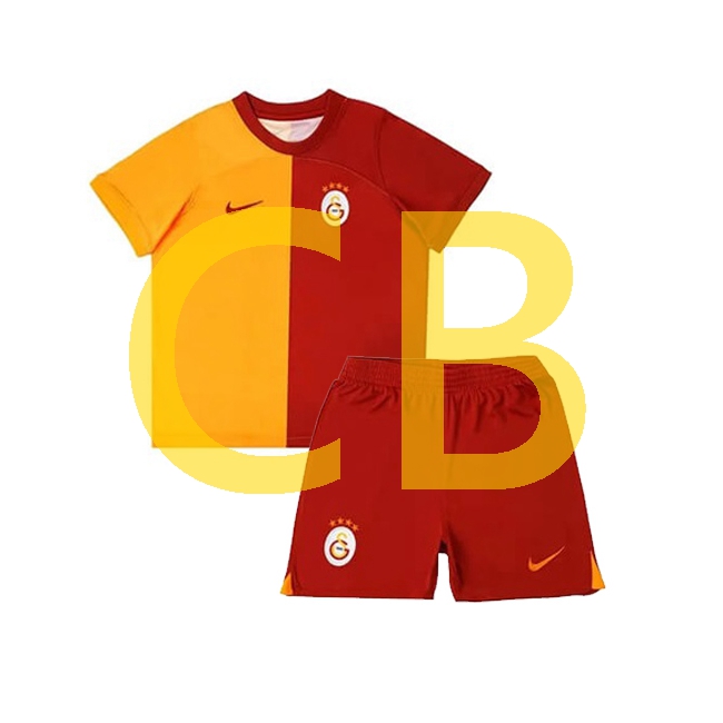 Galatasaray Heim Trikot Kinder Kurzarm 2023-2024