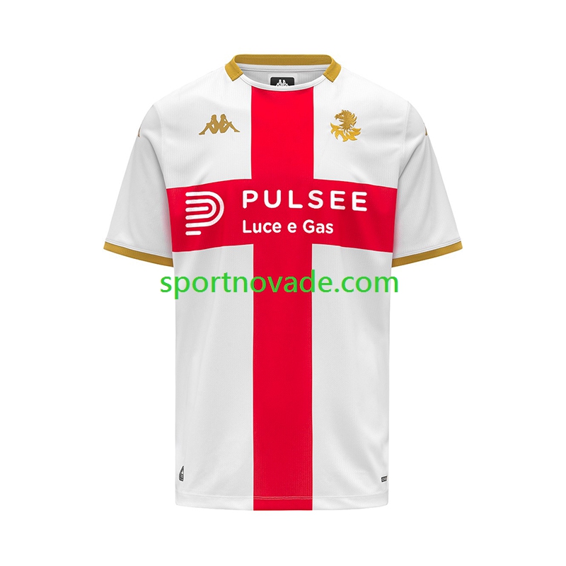 Genua Auswärts Trikot Herren Kurzarm 2025-2026