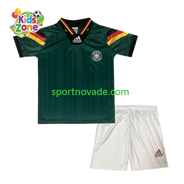 Deutschland Retro Auswärts Trikot Kinder Kurzarm 1992