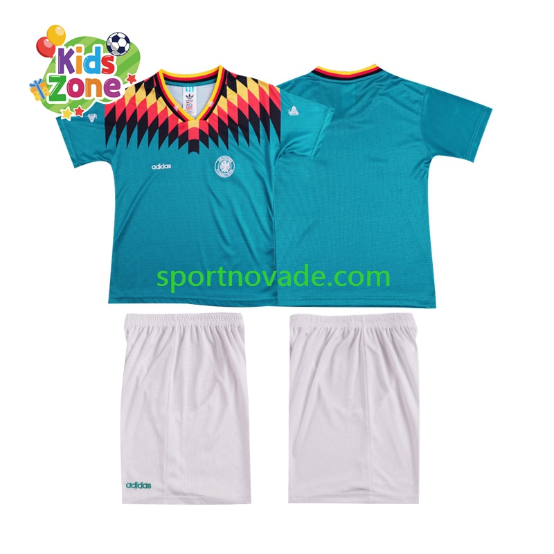 Deutschland Retro Auswärts Trikot Kinder Kurzarm 1994