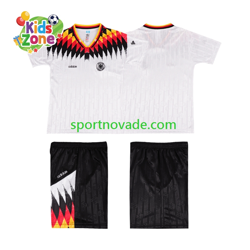 Deutschland Retro Heim Trikot Kinder Kurzarm 1994
