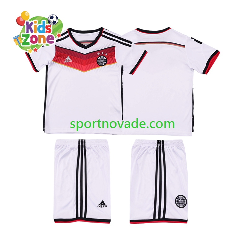 Deutschland Retro Heim Trikot Kinder Kurzarm 2014