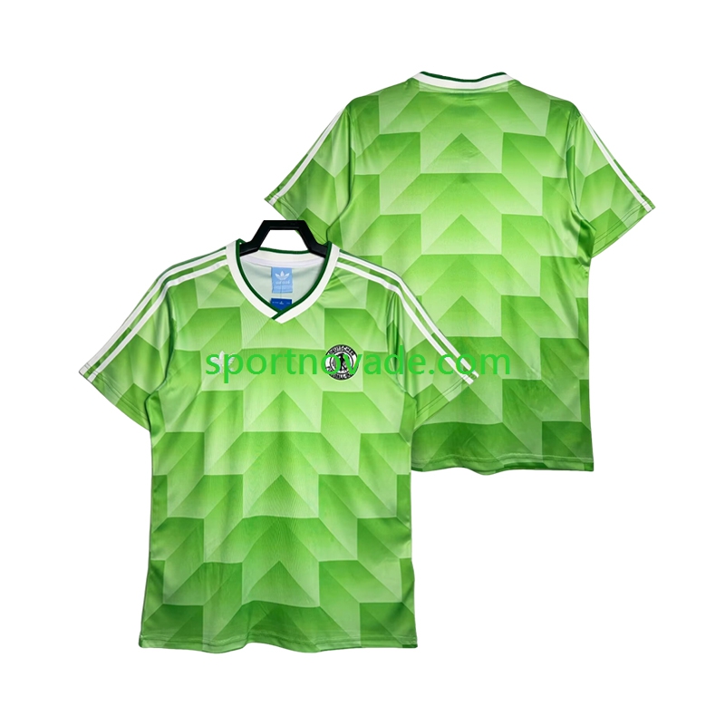 Deutschland Retro Auswärts Trikot Herren Kurzarm 1990
