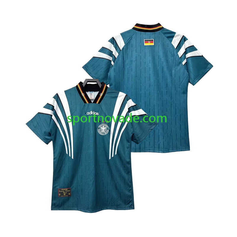 Deutschland Retro Auswärts Trikot Herren Kurzarm 1996