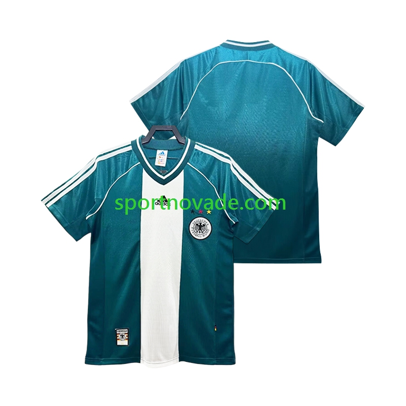 Deutschland Retro Auswärts Trikot Herren Kurzarm 1998