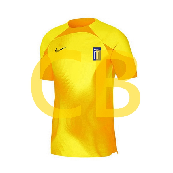 Griechenland Torwart Heim Trikot Herren Kurzarm 2023