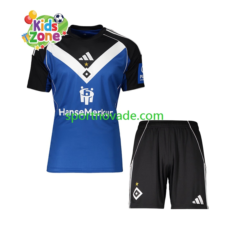 Hamburger SV Auswärts Trikot Kinder Kurzarm 2025-2026