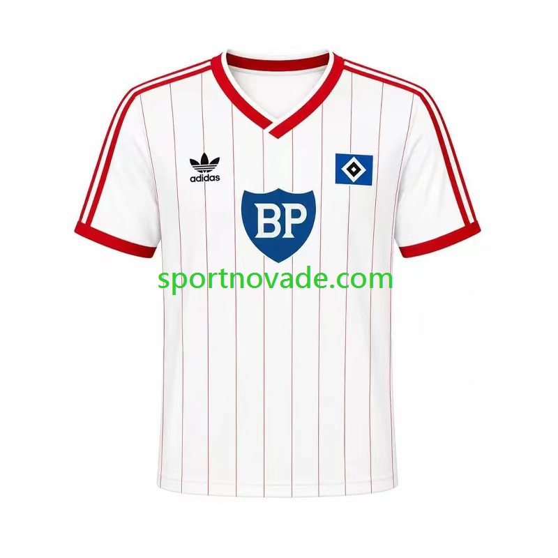 Hamburger SV Retro Heim Trikot Herren Kurzarm 1984