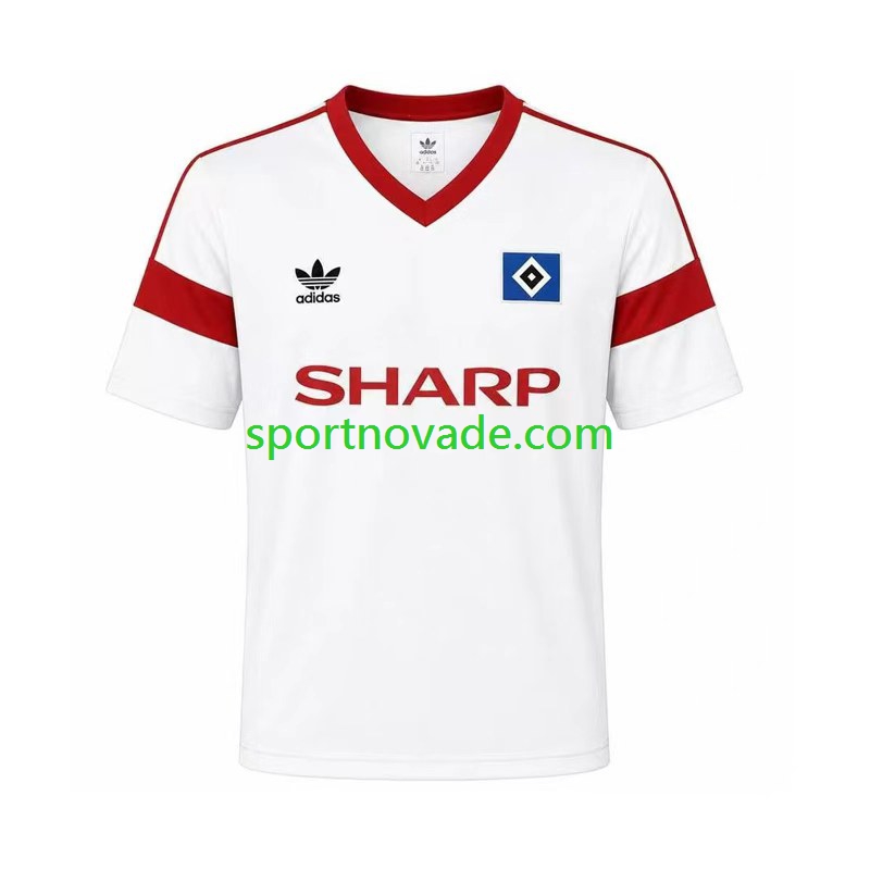 Hamburger SV Retro Heim Trikot Herren Kurzarm 1988