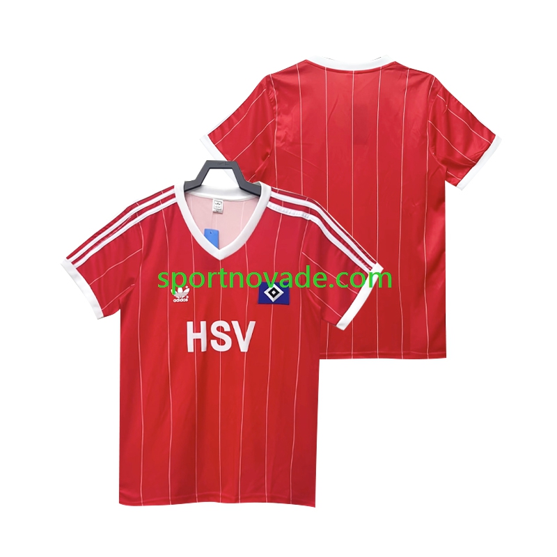 Hamburger SV 1984Gentleman Retro Auswärts Trikot Kurzarm 1983