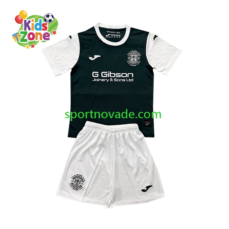 Hibernian Heim Trikot Kinder Kurzarm 2025-2026
