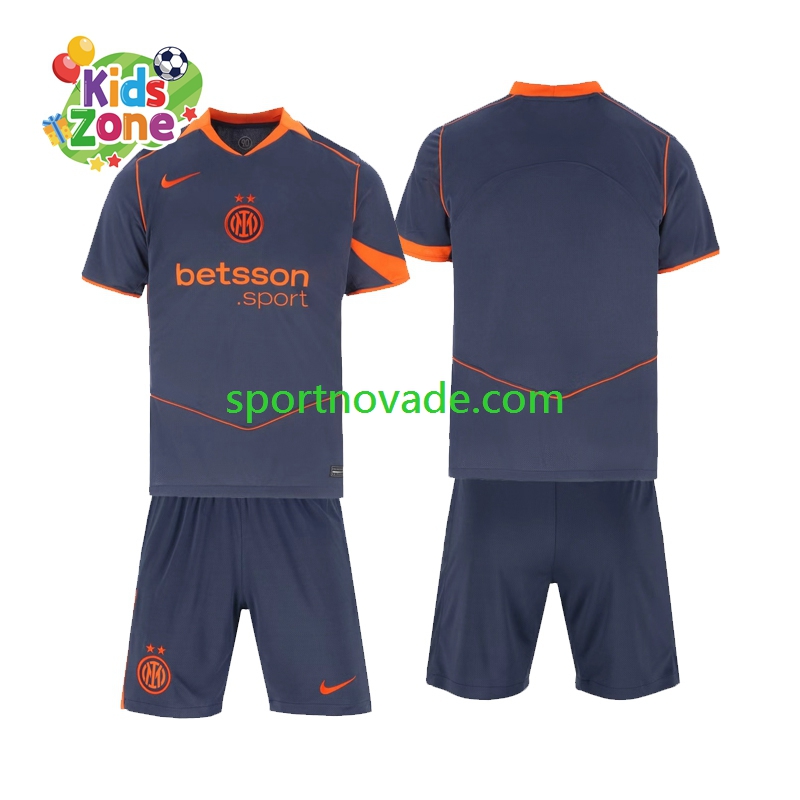 Inter Mailand Dritt Trikot Kinder Kurzarm 2025-2026