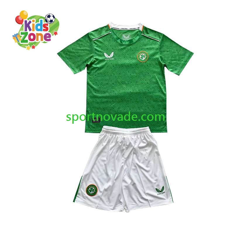 Irland Heim Trikot Kinder Kurzarm 2024