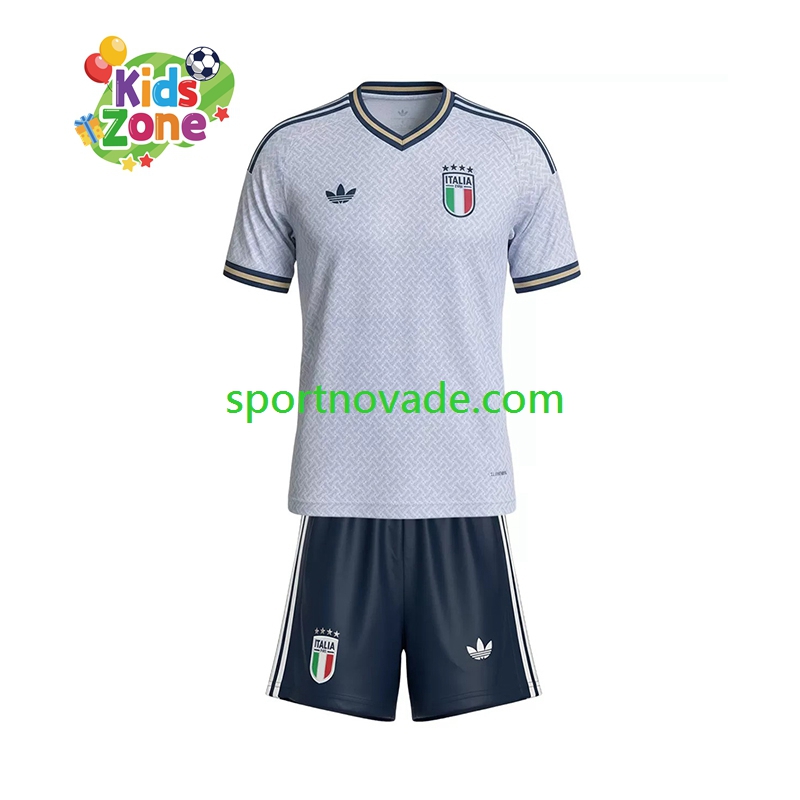 Italien Auswärts Trikot Kinder Kurzarm 2026