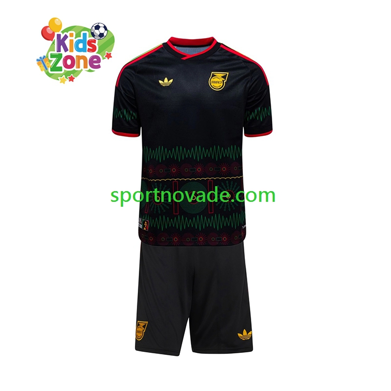 Jamaika Auswärts Trikot Kinder Kurzarm World Cup 2026