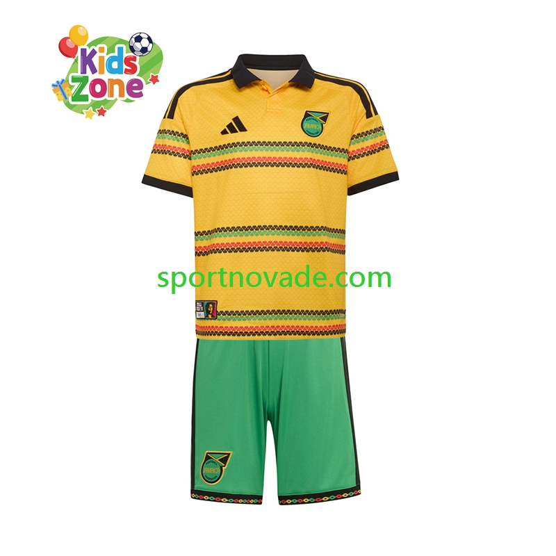 Jamaika Heim Trikot Kinder Kurzarm World Cup 2026