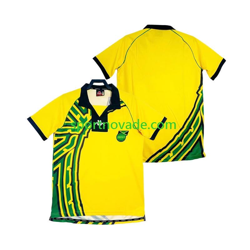 Jamaika Retro Heim Trikot Herren Kurzarm 1998