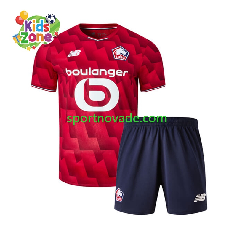 OSC Lille Heim Trikot Kinder Kurzarm 2025-2026