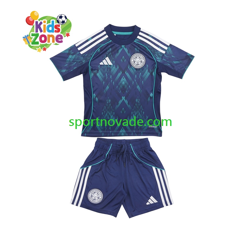 Leicester City Auswärts Trikot Kinder Kurzarm 2025-2026