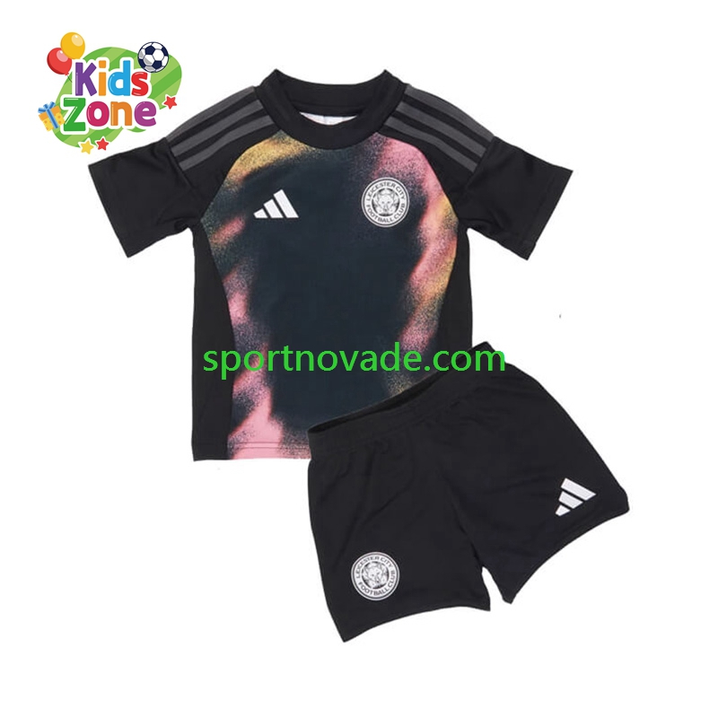 Leicester City Auswärts Trikot Kinder Kurzarm 2024-2025