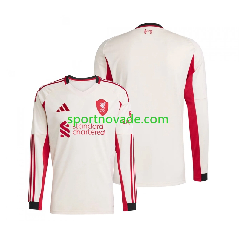 Liverpool Auswärts Trikot Herren Langarm 2025-2026