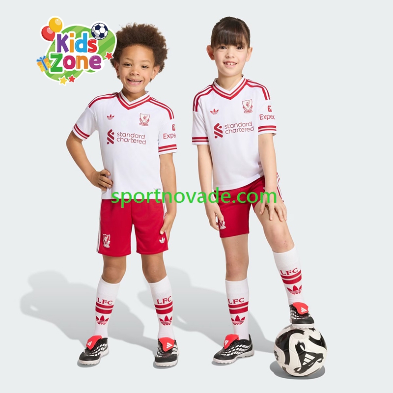 Liverpool Auswärts Trikot Kinder Kurzarm 2026-2027