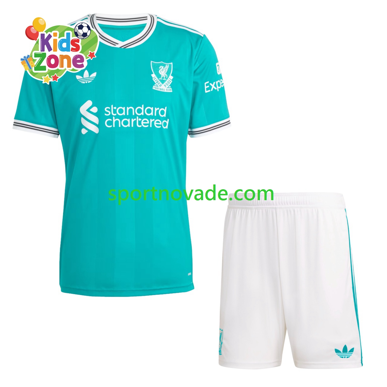 Liverpool Dritt Trikot Kinder Kurzarm 2025-2026