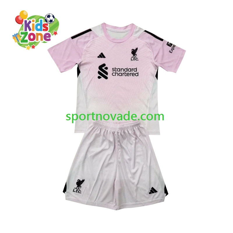 Liverpool Torwart Dritt Trikot Kinder Kurzarm 2025-2026