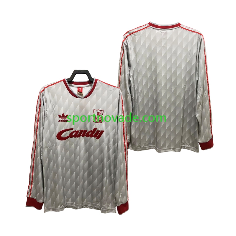 Liverpool Retro Auswärts Trikot Herren Langarm 1989 1991