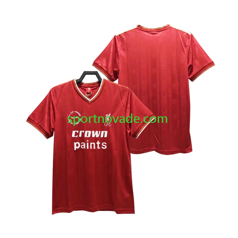 Liverpool Retro Heim Trikot Herren Kurzarm 1985 1986