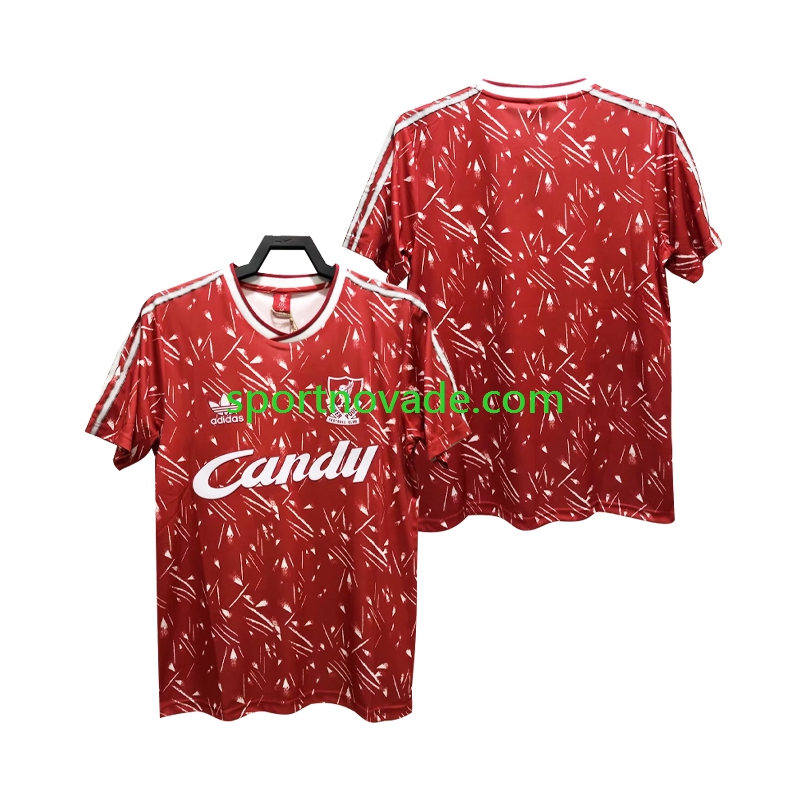 Liverpool Retro Heim Trikot Herren Kurzarm 1989 1991