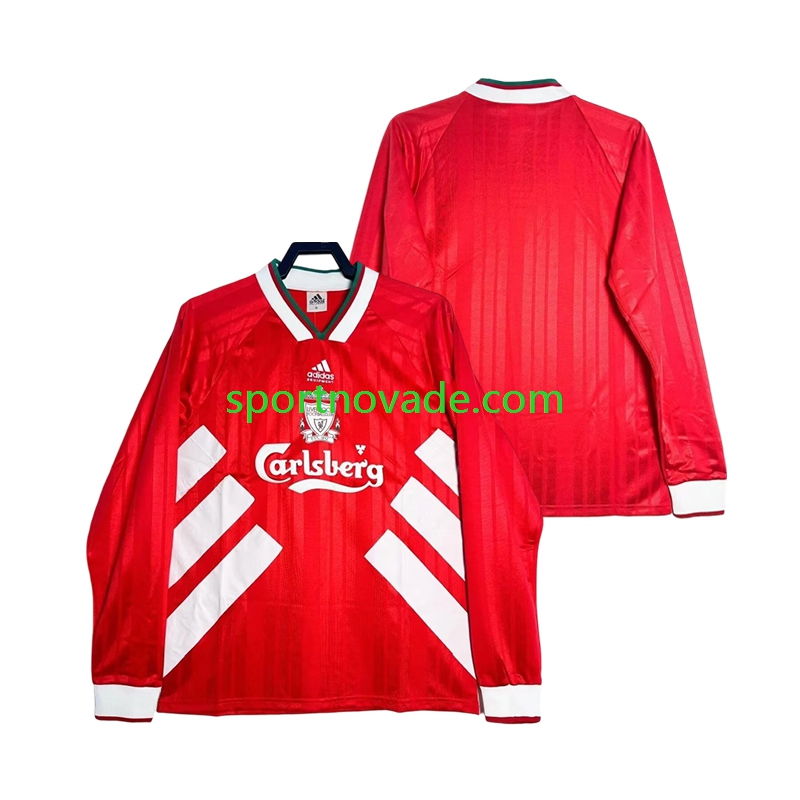 Liverpool Retro Heim Trikot Herren Langarm 1993 1995