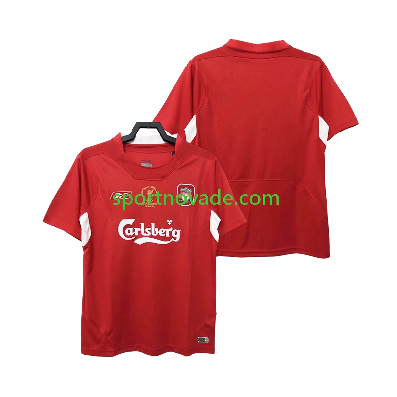 Liverpool Retro Heim Trikot Herren Kurzarm 2004 2005
