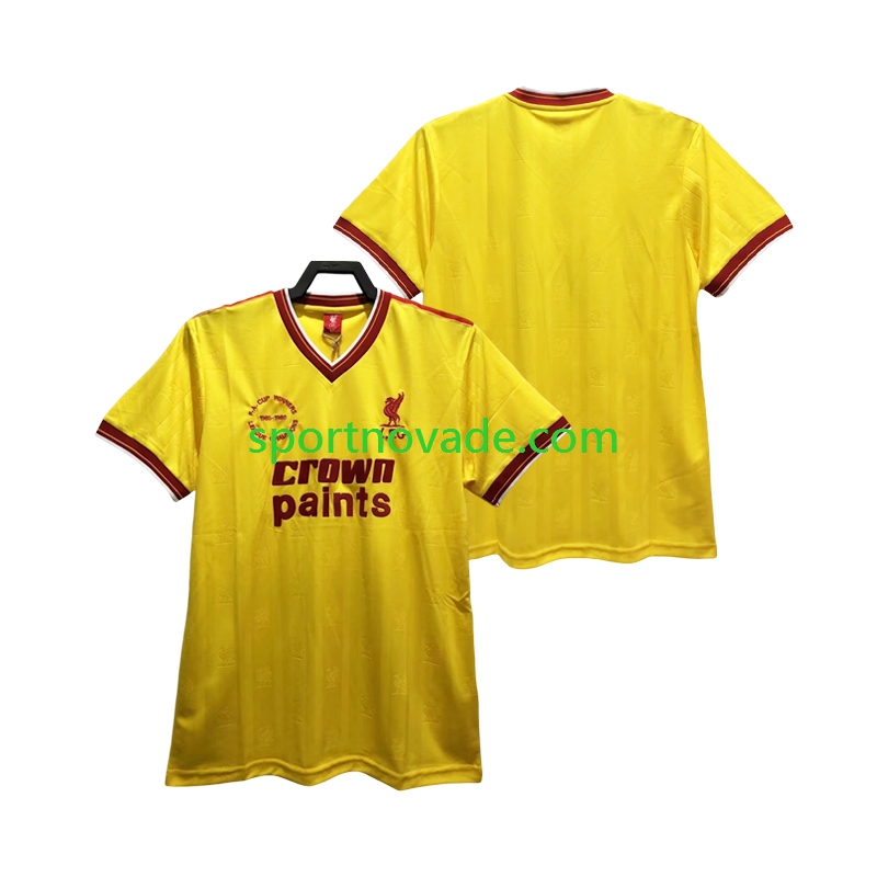 Liverpool Retro Dritt Trikot Herren Kurzarm 1985 1986