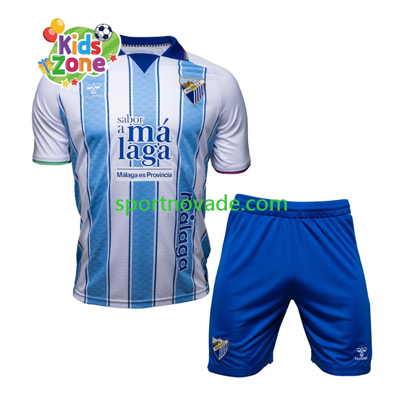 Málaga CF Heim Trikot Kinder Kurzarm 2026-2027