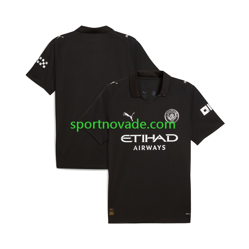 Manchester City Auswärts Trikot Herren Kurzarm 2025-2026