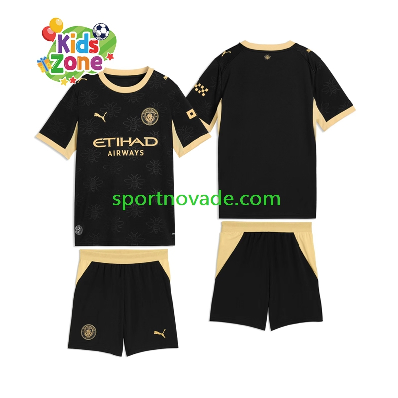 Manchester City Auswärts Trikot Kinder Kurzarm 2026-2027