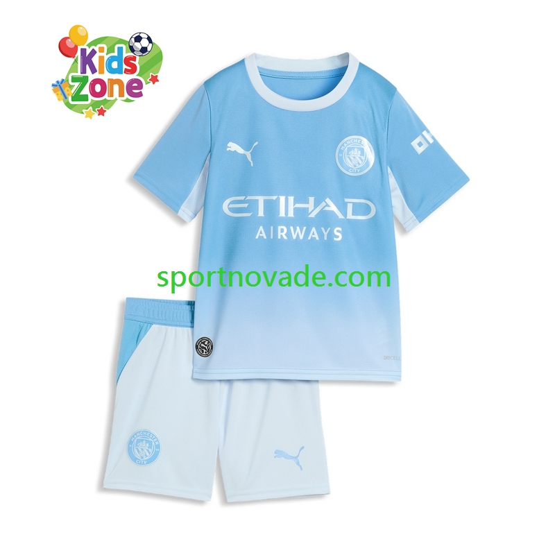 Manchester City Heim Trikot Kinder Kurzarm 2026-2027