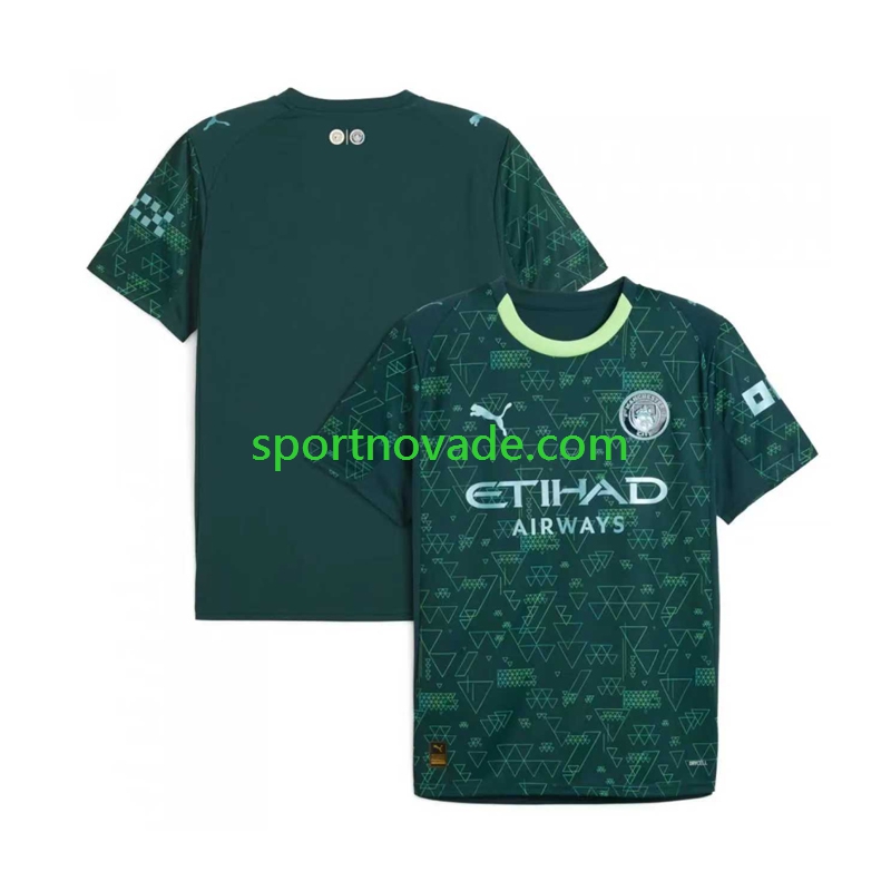 Manchester City Viertes Trikot Herren Kurzarm 2025-2026