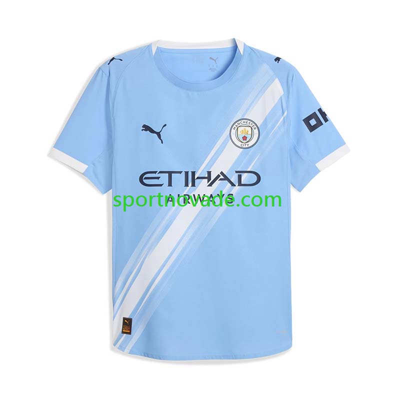 Manchester City Heim Trikot Herren Kurzarm 2025-2026