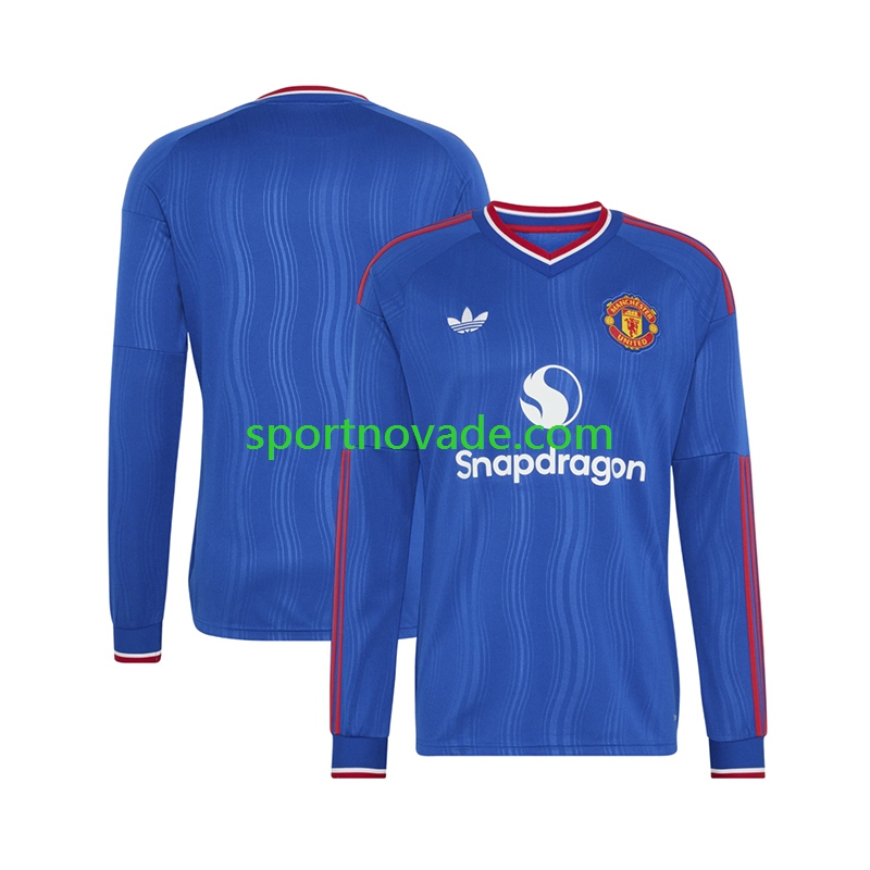 Manchester United Auswärts Trikot Herren Langarm 2026-2027