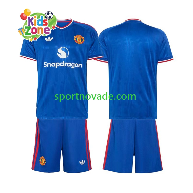 Manchester United Auswärts Trikot Kinder Kurzarm 2026-2027