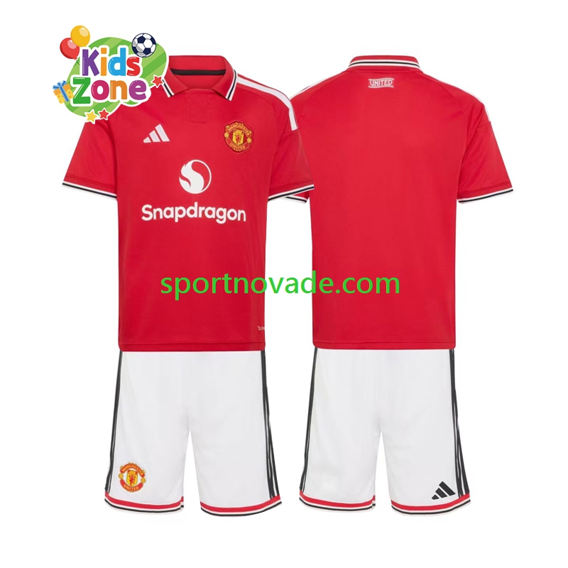 Manchester United Heim Trikot Kinder Kurzarm 2026-2027