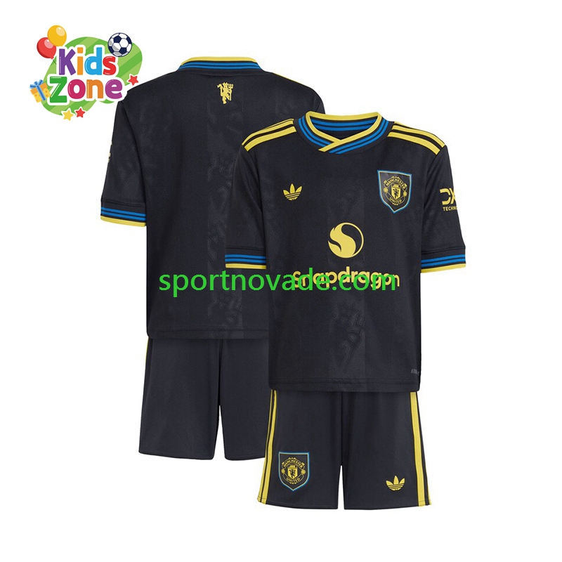 Manchester United Dritt Trikot Kinder Kurzarm 2025-2026